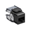 Modular jack eXtreme KAT6A UTP RJ45 110-style enkle stk pakke Sort