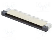 FFC (PFC) Flexkabel konnektor - 40 pol, ZIF, SMD (0,5mm)