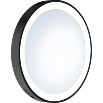 Smedbo outline lite sminkespejl med sugekopper, led, x7, sort