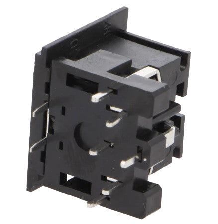 DIN fatning - 6pol hun 240°, Til print