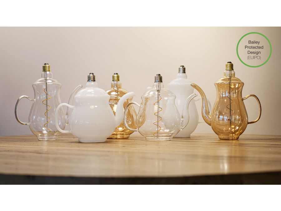 Teapot Chai LED pære - 4W, E27, Klar (2200K)