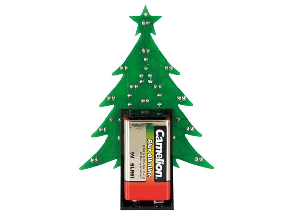 WSSA100B - Juletræ med 16 lysdioder, Blå