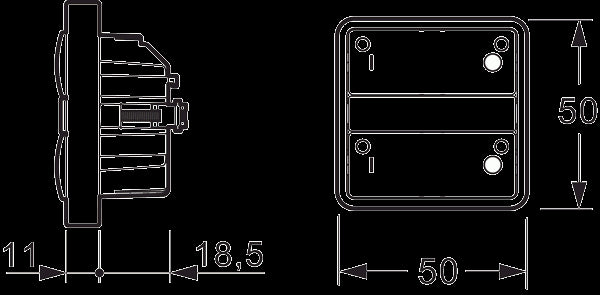 LK FUGA Wiser trådløs dobbelt relæ 1M uden afdækning