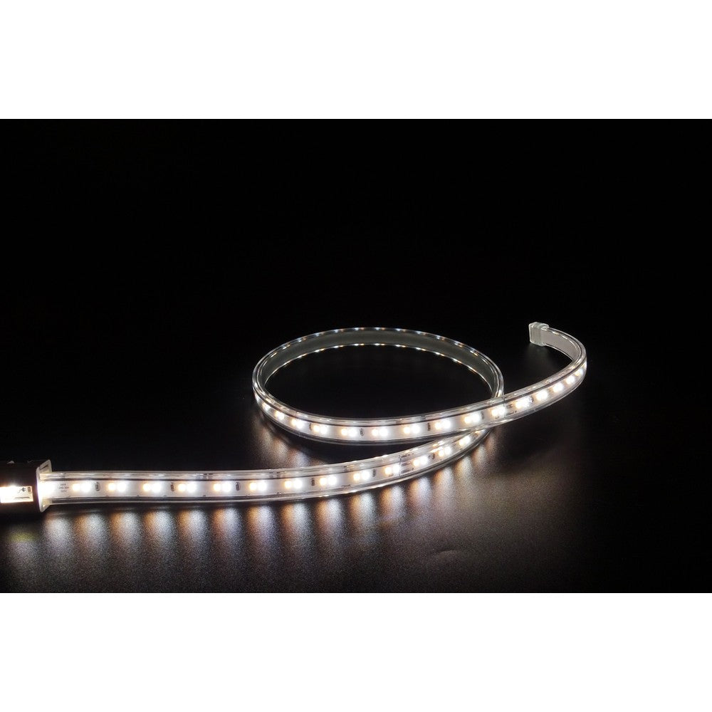 230V 5m Vandtæt CCT Strip med 120 LED, 7W/m, IP67, Kan Klippes hver 20cm