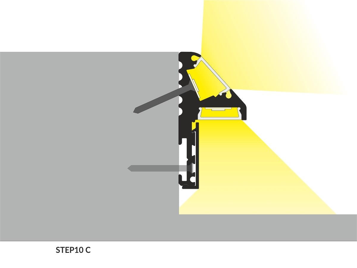 DIOFLEX Alu profil STEP10 C 2m 41,5x20,6mm