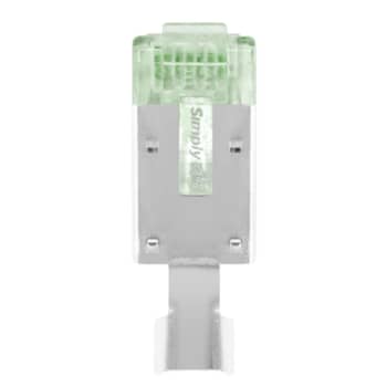 Simply45 RJ45 Pass-Through stik CAT6 STP CAP45 skærmet, 50 STK