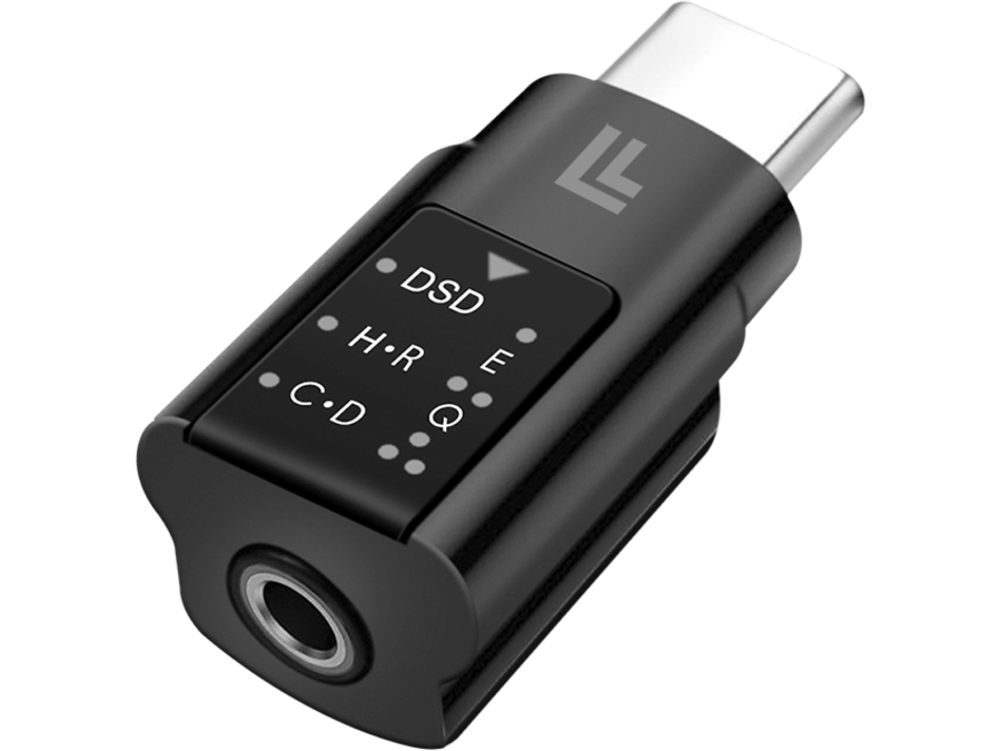 USB-C DAC audio adapter, USB-C han til 3.5mm JACK hun