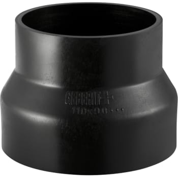 56 x 50 mm Reduktion centrisk sort PEH Geberit