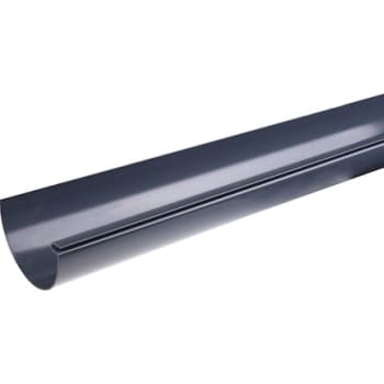 Plastmo tagrende, 10", grafit, 3 meter