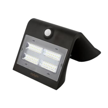 Mylight.Me Walllight 03 Mellem, sort, solcelle, LED 3000K, 400 lm