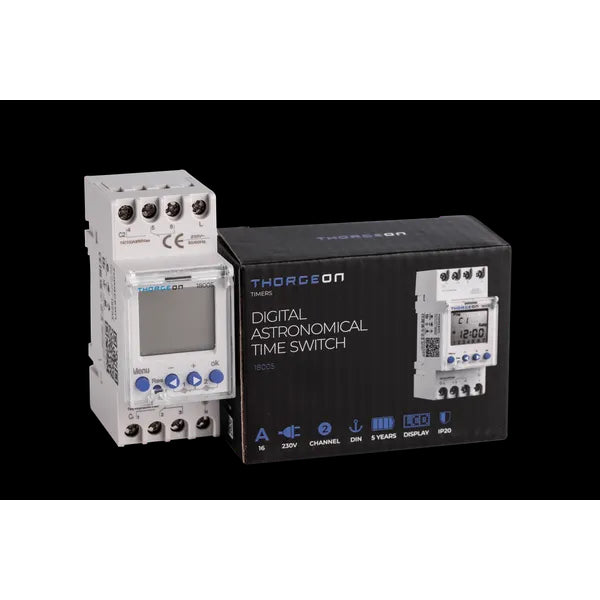 Digital Astronomical Time Switch 2-Kanals THORGEON
