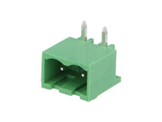 Printfatning til indstik skrueterminal - 2P han 5,08mm, 90°
