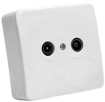 Stikdåse T0BX-C komplet 81X81 52500