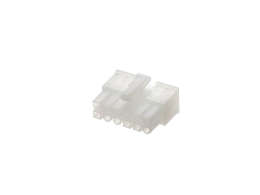 Ledning-til-ledning Mini-Fit Jr. stik - 2x6pol hun, 4,2mm