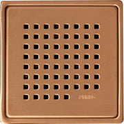 PURUS PVD behandlet kobber rustfri rist og ramme CHESS 150x150mm
