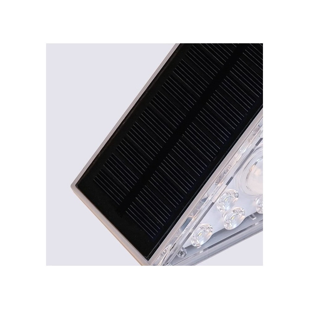 Solcelle sensor trappelys med skumringssensor og IP54 beskyttelse - 2 stk., 3W effekt