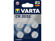 CR2032 Lithium knapcellebatteri - 3V 230mAh (5 stk.)