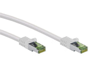 CAT8.1 netværkskabel - S/FTP (PiMF) LSZH, CU, Hvid (1m)