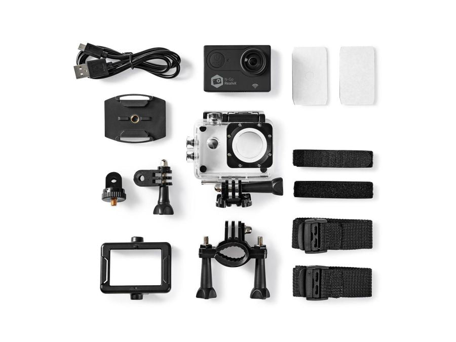 Action-kamera - Real 4K Ultra HD, Wi-Fi, Vandtæt etui
