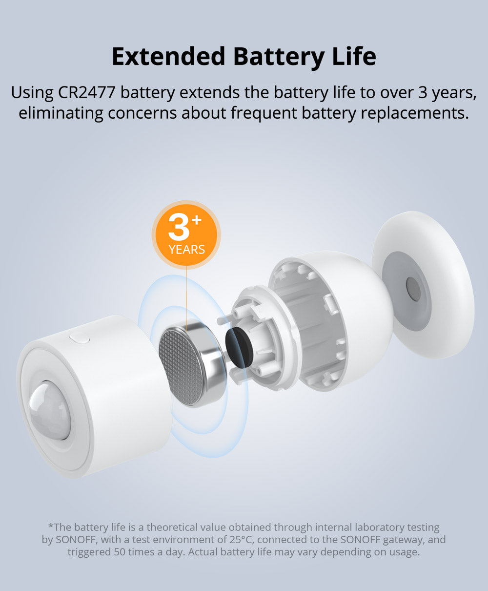 ZigBee SNZB-03P - Trådløs PIR bevægelsessensor
