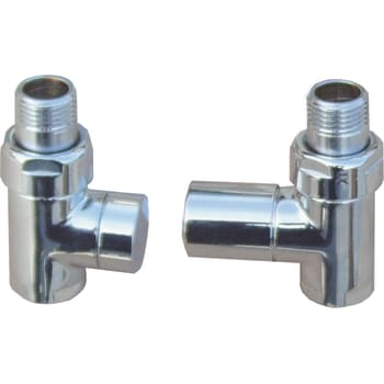 Cylinder ventilsæt ½" ligeløbende krom