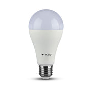 A60 LED 8,5W E27 - 4000K, 3 stk./pakke, plastikpære - Pakke med 3 energibesparende LED-pærer med 8,5W og E27 fatning, 4000K farvetemperatur og høj farvegengivelsesindeks på RA80.