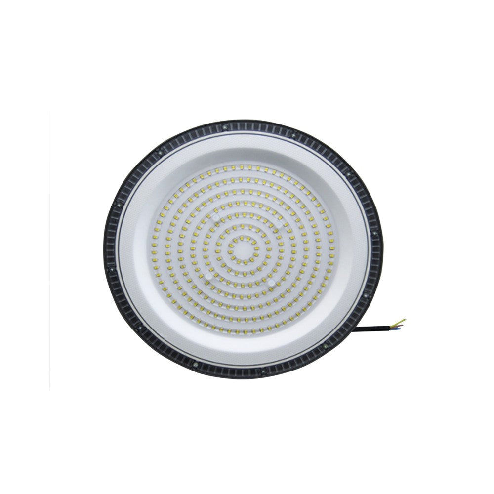 Plateo Sun 3 High Bay 200W LED Loftlys - Neutral Hvid, 230V, 90°, IP65, IK06, 309x65mm, Sort