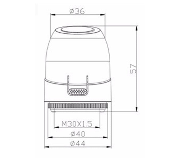 Telestat til gulvvarmestyring - 230V, NC (IP54)