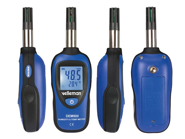 DEM500 Mini termometer & luftfugtighedsmåler