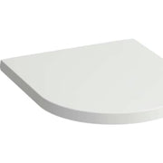 Kartell Laufen sæde m. Soft Close & Quick-release, mat hvid