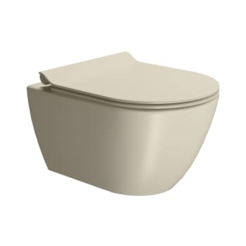 GSI Pura vægtoilet 50x36cm med Swirlflush, farve creta