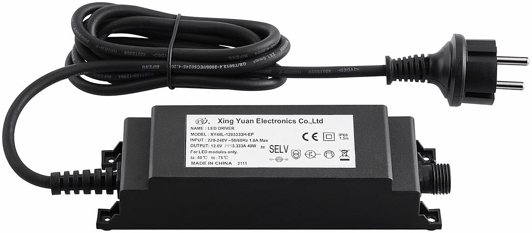 DRIVER 12VDC 40W 1.8M