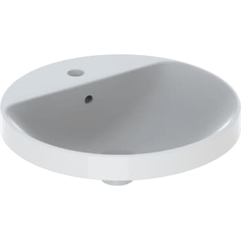 variform vask t/indb. rund 48cm, hvid