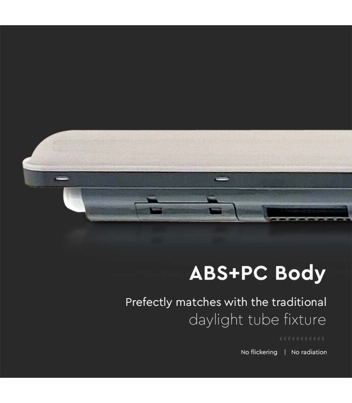 V-Tac vandtæt LED armatur - 120 cm, 36W, 4320lm, I