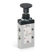 Manually operated valve-3/2 NC- 1/8 - push pull knob-spring338-915 MAN. VALVE SER. 3