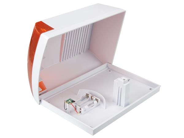 Attrap alarmsirene med rød blinkende LED