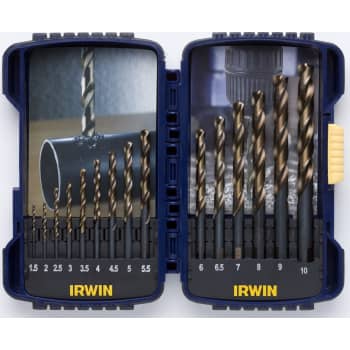 Irwin HSS-PRO Turbo-Max borsæt, 1,5 - 10,0 mm, 15 stk.