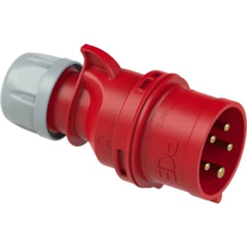 CEE stikprop 16A 3P+N+J 400V rød