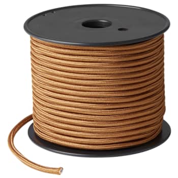 Stofledning 50 meter, på rulle 2x0,75 mm², 70°, kobber