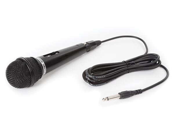 Professionel dynamisk mikrofon (sort)