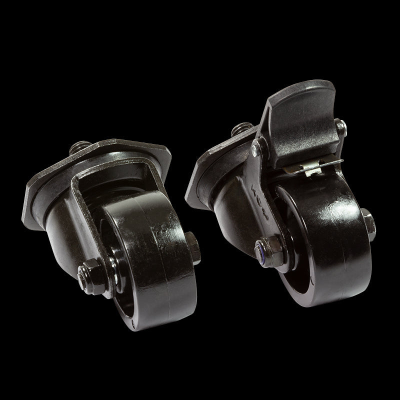 Hjul til 19" rackskabe - Maks. 600kg (4 stk.)