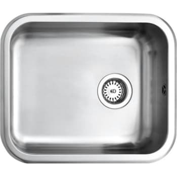 Juvel Barents vask BA5016 50x40cm med strainer, børstet