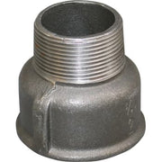3/4" x 3/8" Sort spidsmuffe