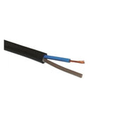 Gummikabel H07RN-F 2x1 mm² R100, sort