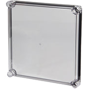 Fibox Klar Låg - 280x280x30 - 4 skruehuller