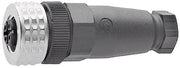Kabeldåse M12 4-polet Polantal 4 Belden type-nr 933139100