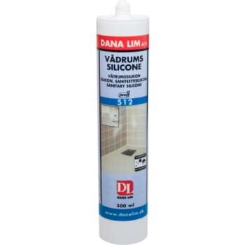 Vådrumssilicone 512, 300 ml, transparent