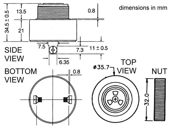 Summer - 3 til 24Vdc m. volumenkontrol, puls