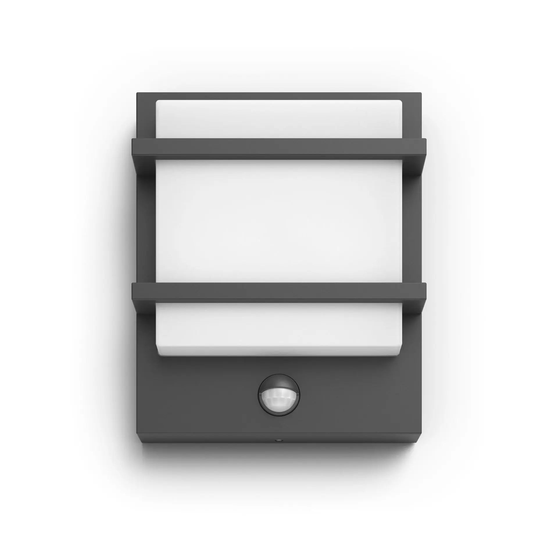 PHILIPS Petronia væglampe 12W LED IP44 2700K Antracit (IR sensor)