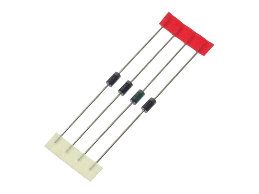 1N4004 Ensretterdiode - 400V / 1A (DO41)